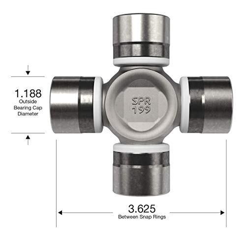 Spicer 5-1350X U-Joint Kit 1350/SPL30 Series (OSR) - style: Non-Greaseable
