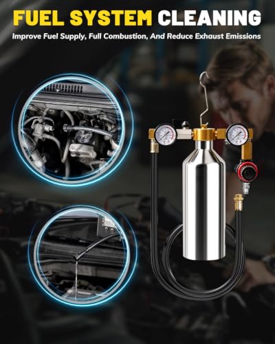 Fuel Injector Cleaner Kit, 1000ml 150PS Non-Dismantle Automotive Tool