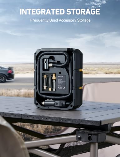 AstroAI S1 Tire Inflator Portable Air Compressor 12V DC with Digital Gauge