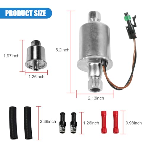 Fuel Lift Pump Diesel E8413 Replacement For Chevy GMC 6.5L C2500 C3500 K2500 K3500 G2500 G3500 1992-2002 Replace E520, 8012, 15754298, OT18046, BGV100, P74222