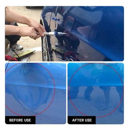 18PCS Car Dent Puller Kit, Dents Remover Tool for Car, Paintless Dent Removal Kit with T-Shape Slide Puller and 18 Suction Cups, Damage-Free Universal Auto Body Dents Repair for Cars and SUVs