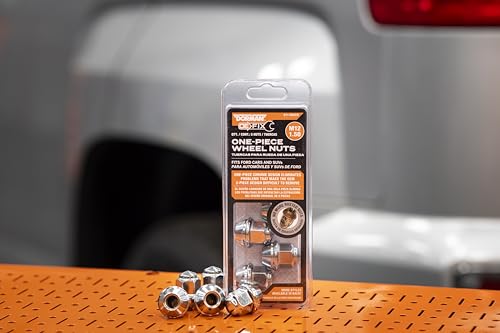 Dorman 611-303CD Wheel Nut M12-1.50 Capped - 19 mm Hex, 32.1 mm Length Compatible with Select Ford/Lincoln Models, 5 Pack (OE FIX)