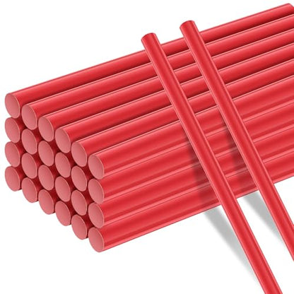 CroBlissful 20 Pcs PDR Glue Sticks Hot Melt for Dent Repair,Red - color: Red