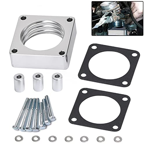 Throttle Body Spacer Compatible with Jeep Wrangler TJ YJ 1987-2006, Throttle Body Spacer Compatible with Cherokee XJ 1984-2001