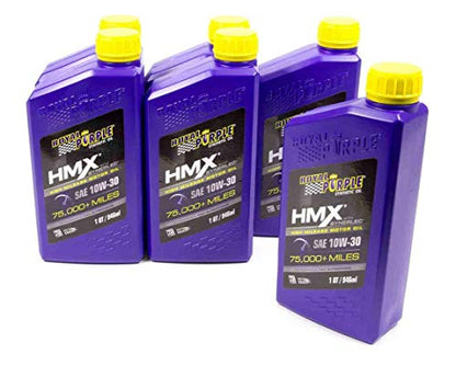 Royal Purple (11746-6PK HMX SAE 10W-30 High-Mileage Synthetic Motor Oil - 1 Quart, (Case of 6) - size: 1 Quart, Case of 6