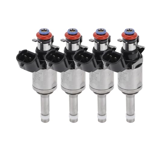 4 Pcs Fuel Injector for Mazda 6 2.5T 2018-2020 Fuel Nozzle No.PY01-13-250 Black Replace Parts
