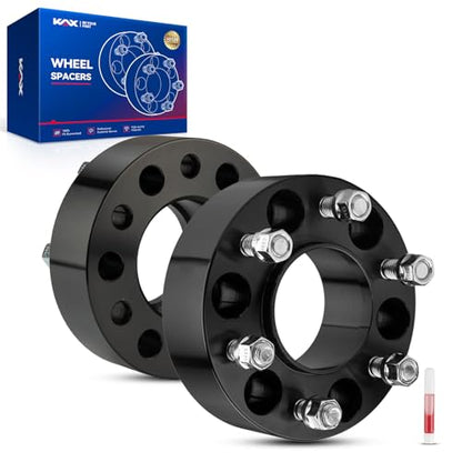 KAX 6x135mm Wheel Spacers 2 inch,6 Lug Hub-Centric Spacer for F-15-0 - color: Black, size: 6x135mm -87mm- M14x2- 2" thick