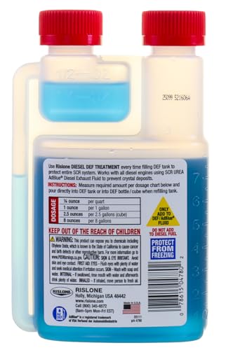 Rislone 4780-6PK Diesel Exhaust Fluid (DEF) Treatment, 8 oz, 6-Pack - size: Pack of 6