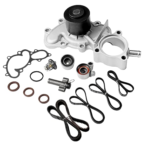 Timing Belt Kit Water Pump, Fit For 1995-2004 Toyota 4Runner, Tacoma 3.4L - size: TKT025 With Thermostat