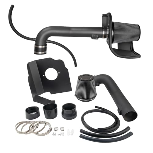 PHILTOP 3.5" Cold Air Intake Kit Fit for 2014-2018 GMC Sierra 1500 5.3/6.2L - color: Black, size: 2014-2018 Chevrolet Silverado 1500 5.3L/6.2L