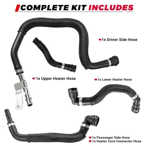 HVAC Heater Supply Return Hose Kit Fit For Jeep Chrysler 200 Cherokee 2.4L