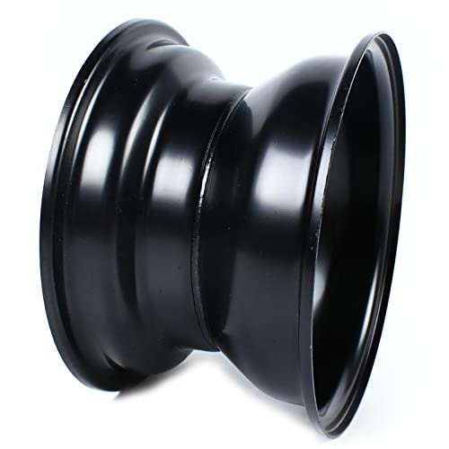 7" ATV Wheel Rim 3 Lugs 16x8-7 Tire Rim Parts for 125cc ATV Black Wheel Rim Tire 3 Holes 78mm Hole Distance, Black