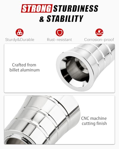 Heel Shifter Eliminator Spacer Shift Shaft Lever Delete Cover Compatible with Harley CVO Road King Electra Street Tri Tour Glide Freewheeler (Eliminator-Chrome) - color: Eliminator-Chrome