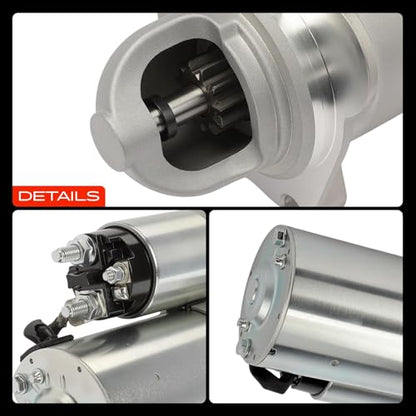 A-Premium Starter Motor, 12V 1.6KW 11 Teeth Clockwise