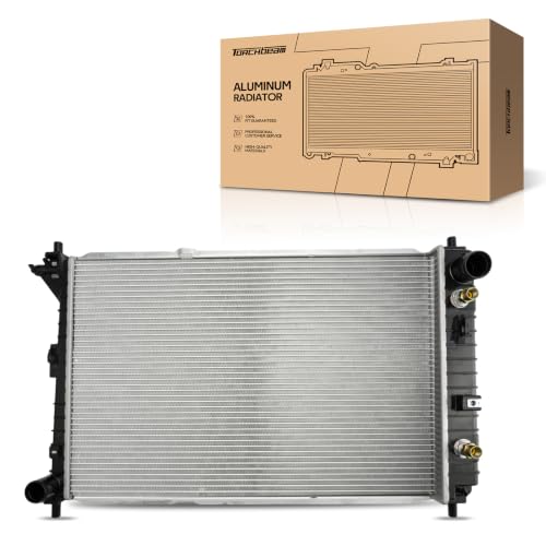 Torchbeam Automotive Vehicle Replacement Engine Radiator for 1997-2004 Mustang 4.6L Transmission Oil Cooler Included - size: Mustang V8 4.6L