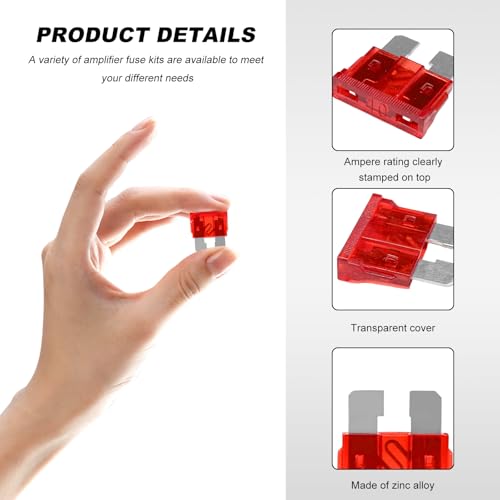 250PCS Car Fuses Assortment Kit, Low Profile Mini Blade Fuses (5A 7.5A 10A 15A 20A 25A 30A), Low Tall/STD Box Shaped Assorted Fuse, Automotive Fuses Kit for Car, Truck, RV, Boat