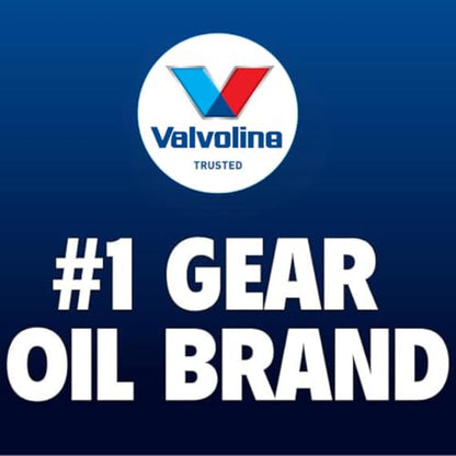 75W-90 Full Synthetic Gear Oil – 4 Quarts (3,784 ml / 128 fl oz) – Axle & Differential Fluid – Hypoid & Limited-Slip Compatible – Bulk 4-Pack – Extreme Pressure & Heat Protection