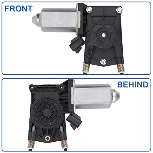 Obaee 748-228 Rear Left Driver Side Power Window Lift Regulator with Motor Compatible with Chevrolet Tahoe, GMC Yukon, Cadillac Escalade 2000-2006 - size: Rear Left Drive Side