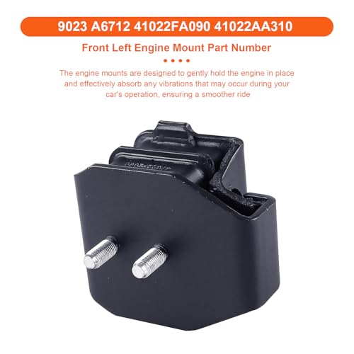 Engine Motor Mount Set & Trans Mount ,Replaces A6712 A6712 A6739 A6723 - size: Wrx 12-16 2.5L