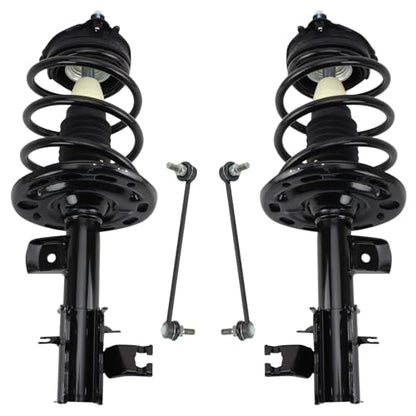 TRQ Front Suspension Kit Complete Strut & Coil Spring Assembly Sway Bar - style: SCA30498