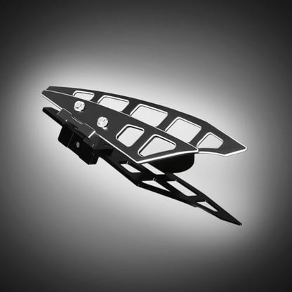 KLR650 Rear Chain Guard Cover Protector Motorcycle Chain Cover Aluminum Compatible with KLR 650 2008-2018 Black - color: 132 black