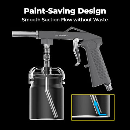 InoKraft Undercoating Spray Gun, for Truck Bed Liner Coating, Rubberized Undercoat, Rust Proofing (Basic Model) - size: Basic Model