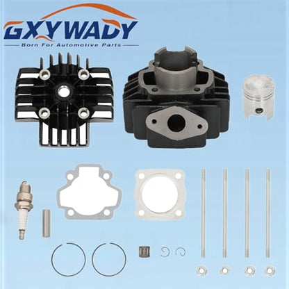 GXYWADY Engine Piston Ring Gasket Top End Kit Replacement for Yamaha PW50
