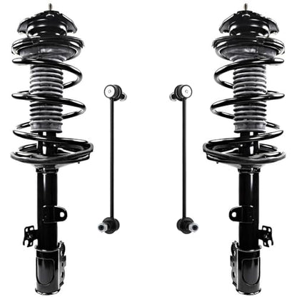 Detroit Axle - AWD Front Struts Sway Bar Links for 2011-2014 Toyota Sienna - size: 4QS47201/ sway kit