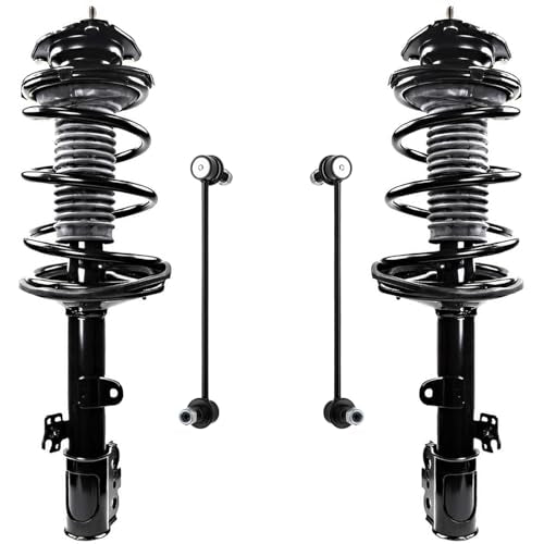 Detroit Axle - AWD Front Struts Sway Bar Links for 2011-2014 Toyota Sienna - size: 4QS47201/ sway kit