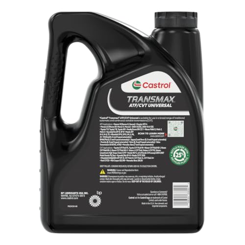 Castrol Transmax ATF/CVT Universal Automatic Transmission Fluid, 1 Gallon