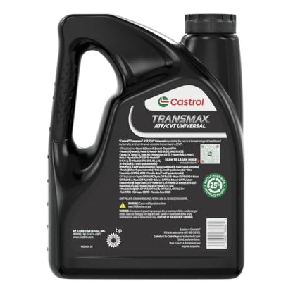 Castrol Transmax ATF/CVT Universal Automatic Transmission Fluid, 1 Gallon
