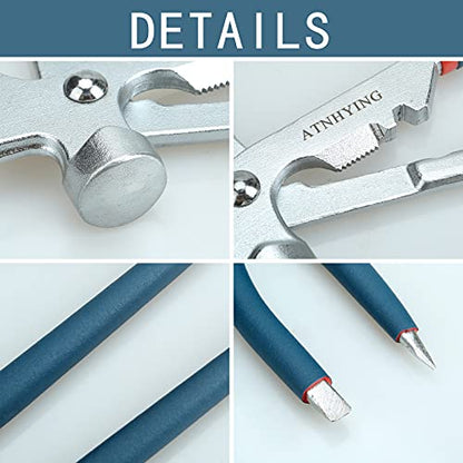 Wheel Weight Pliers, Wheel Balancing Weight Hammer Tool for Repair Remover Tire