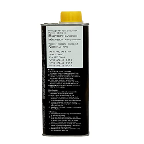 BOSCH ESI6-32N Low Viscosity Extended Life Brake Fluid, DOT 3/4/5.1 - 1 Qt.