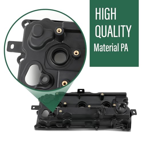 LQI Engine Valve Cover w/Gasket Left and Right, Black - size: Fit Murano 2009-2014/Quest 2011-2014