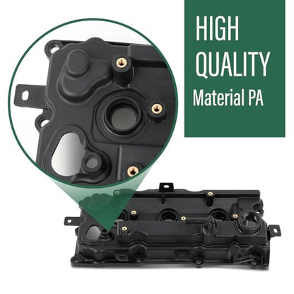 LQI Engine Valve Cover w/Gasket Left and Right, Black - size: Fit Murano 2009-2014/Quest 2011-2014