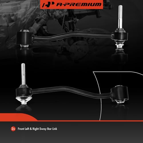 A-Premium Front Sway Bar Link Stabilizer Bar Link, Compatible with Ford