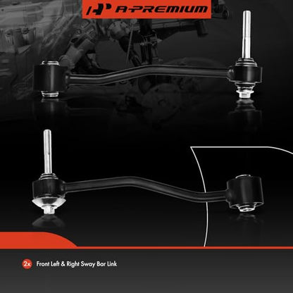 A-Premium Front Sway Bar Link Stabilizer Bar Link, Compatible with Ford