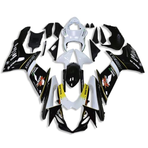 YTL Yellow white black Full Fairing Fit for Suzuki 2011-2026 GSXR 600/750 - color: 007 Yellow white black