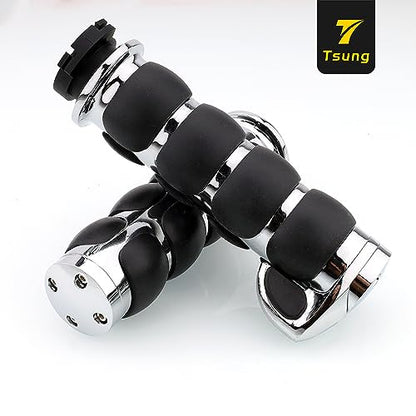 TSUNG Handlebar Grips 1 Inch Motorcycle 25MM Throttle Hand Grip - style: Classic