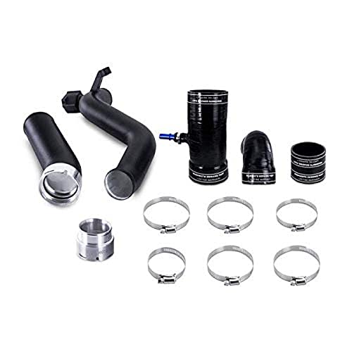 Mishimoto MMICP-RGR-19KMWBK Intercooler Pipe and Boot Kit, Compatible With Ford Ranger 2.3L 2019+, Micro-Wrinkle Black - color: Micro-Wrinkle Black