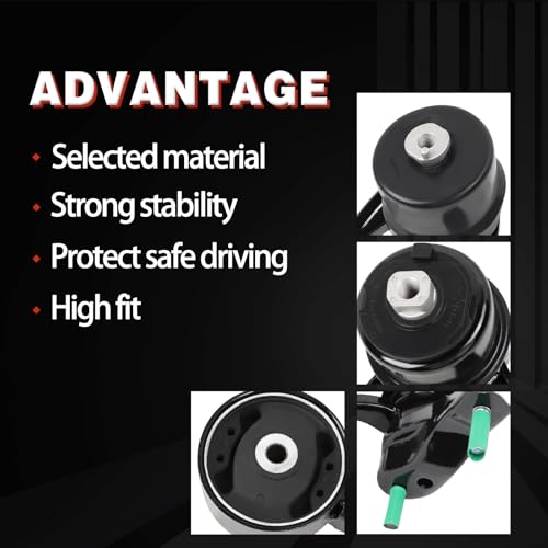 Engine Motor & Transmission Mount Compatible with 2005 2006 2007 Avalon 3.5L V6 Auto Set 4pc A4239HY A62036HY A62078 A4207 - size: 2005-2007 Avalon 3.5L