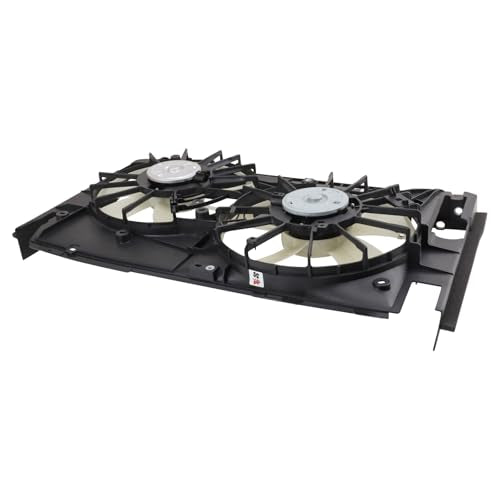 TRQ Radiator Dual Cooling Fan Assembly - style: RFA73772