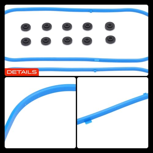 A-Premium Engine Valve Cover Gasket Set, for Oil or Gas Leak Repair