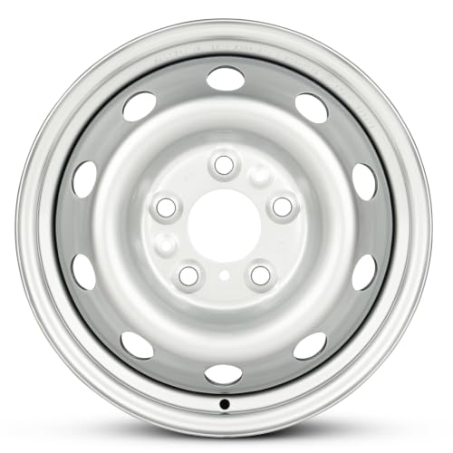 16 x 6 in Steel Wheel Rim 5 Lug 130mm 68mm Offset 78.1mm CB| Powder-Coated Silver finish Fits Dodge ProMaster Van 2500 2014-2025 | New OEM Replacement | 4725986AB - size: 16x6 inch - ProMaster Van 2500