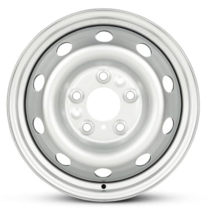 16 x 6 in Steel Wheel Rim 5 Lug 130mm 68mm Offset 78.1mm CB| Powder-Coated Silver finish Fits Dodge ProMaster Van 3500 2014-2025 | New OEM Replacement | 4725986AB - size: 16x6 inch - ProMaster Van 3500