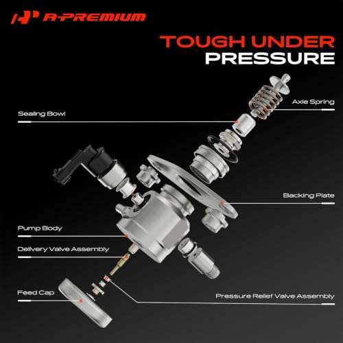 A-Premium Direct Injection High Pressure Fuel Pump with Gasket & Bolts