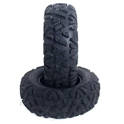 TUFFIOM 26x9-14 ATV Tires Set of 2 for All Terrains, Mud Sand Off-road ATV UTV Tire for Trail Vehicles, 6 PR, Deep Tread, Tubeless - size: 26 x 9.00-14 (2 pack)