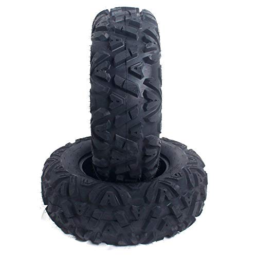 TUFFIOM 26x9-14 ATV Tires Set of 2 for All Terrains, Mud Sand Off-road ATV UTV Tire for Trail Vehicles, 6 PR, Deep Tread, Tubeless - size: 26 x 9.00-14 (2 pack)