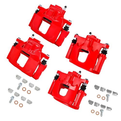 cciyu Front & Rear Brake Calipers 18B5044 18B5045 18B5046 18B5047 - size: Front & Rear[18B5044+18B5045+18B5046+18B5047]