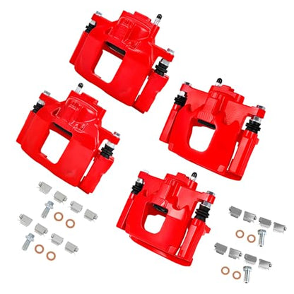 cciyu Front & Rear Brake Calipers 18B5044 18B5045 18B5046 18B5047 - size: Front & Rear[18B5044+18B5045+18B5046+18B5047]